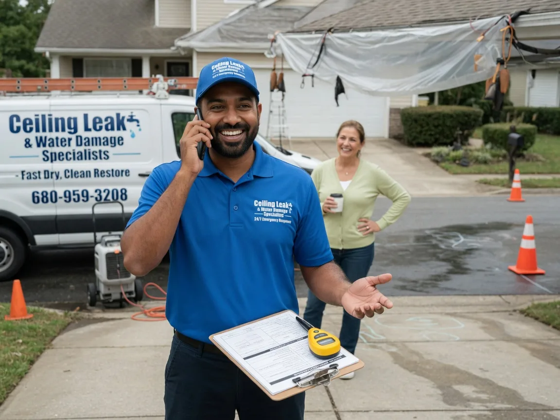 Ceiling Leak Cleanup Warm Springs, GA FAQs
